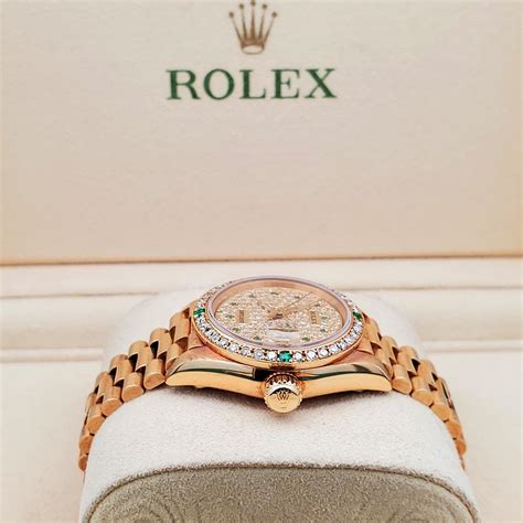 rolex 26mm custom pave dial|barak Rolex dials.